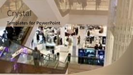  Presentation with customers - PPT theme enhanced with london-june-5-2018-customers background and a coral colored foreground