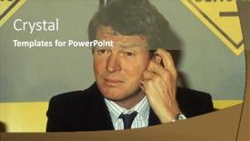  Presentation with press - Cool new presentation design with london-may-16-paddy-ashdown backdrop and a seafoam green colored foreground