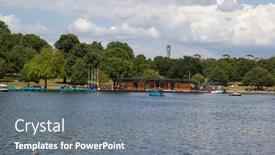  Presentation with hyde park - Audience pleasing theme consisting of london-may-31-serpentine-lake backdrop and a gray colored foreground