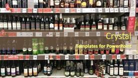  Presentation with liquor - Presentation theme with london-november-29-liquor-stocked background and a  colored foreground