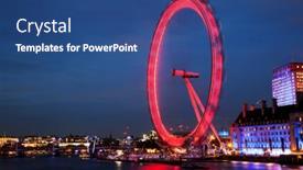  Presentation with ferris wheel - Audience pleasing slide deck consisting of london-november-3-2016-night backdrop and a  colored foreground