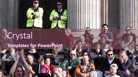  Presentation with cities - Beautiful slides featuring london-oct-23-anti-capitalist backdrop and a tawny brown colored foreground