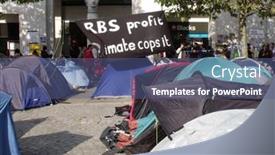  Presentation with cities - Colorful PPT layouts enhanced with london-oct-23-anti-capitalist backdrop and a ocean colored foreground