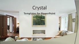  Presentation with london - Presentation design featuring london style - view of a modern background and a  colored foreground