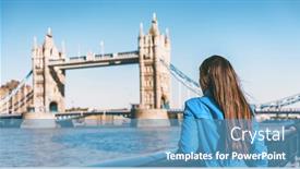  Presentation with great britain - Amazing presentation having london-tourist-on-europe-travel backdrop and a teal colored foreground