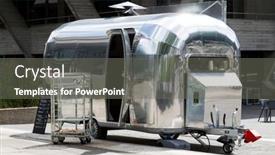  Presentation with food bank - Beautiful presentation theme featuring london-uk-5-june-2017 backdrop and a gray colored foreground