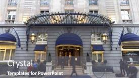  Presentation with stroke - PPT theme consisting of london-uk-april-08 background and a gray colored foreground