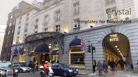  Presentation with stroke - Slide deck with london-uk-april-08 background and a light gray colored foreground