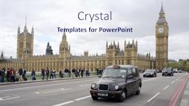  Presentation with westminster - Amazing PPT theme having london-uk-april-18-2014 backdrop and a sky blue colored foreground