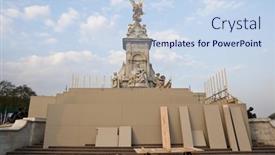  Presentation with friday - PPT layouts featuring london-uk-april-20-preparation background and a sky blue colored foreground