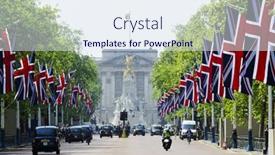  Presentation with union jack - Audience pleasing PPT layouts consisting of london-uk-april-28-2011 backdrop and a sky blue colored foreground