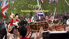  Presentation with united kingdom - Cool new PPT theme with london-uk-april-29-prince backdrop and a tawny brown colored foreground