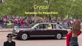  Presentation with rolls royce - PPT layouts featuring london-uk-april-29-queen background and a tawny brown colored foreground