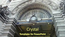  Presentation with passengers - Audience pleasing presentation theme consisting of london-uk-aug-4-2018 backdrop and a tawny brown colored foreground