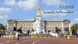  Presentation with memorial day - PPT theme featuring london-uk-circa-may-2012 background and a light blue colored foreground