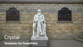  Presentation with december - Colorful slide set enhanced with london-uk-december-11-statue backdrop and a gray colored foreground