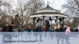  Presentation with hyde park - Theme having london-uk-december-13-2012 background and a light blue colored foreground