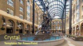  Presentation with old london - PPT theme having london-uk-july-25-2019 background and a tawny brown colored foreground