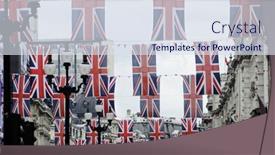  Presentation with celebrations - Theme featuring london-uk-june-1-regent background and a sky blue colored foreground