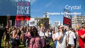  Presentation with government - Presentation theme having london-uk-june-10-2017 background and a teal colored foreground