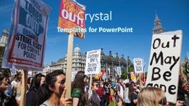  Presentation with government - Beautiful PPT theme featuring london-uk-june-10-2017 backdrop and a ocean colored foreground