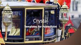  Presentation with queen - Colorful slide deck enhanced with london-uk-june-16-queen backdrop and a navy blue colored foreground