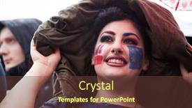  Presentation with protest - Slides having london-uk-june-28-2016 background and a tawny brown colored foreground