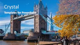  Presentation with skyscraper - Cool new presentation with london-uk-nov-1-2012 backdrop and a teal colored foreground