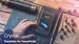  Presentation with announcement - Slides consisting of london-uk-november-27-2017 background and a ocean colored foreground