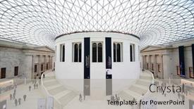  Presentation with london - Beautiful PPT theme featuring london-uk-oct-22-british backdrop and a light gray colored foreground