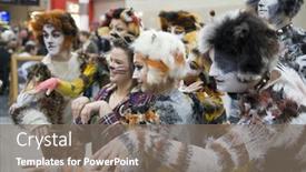  Presentation with cats - Colorful presentation theme enhanced with london-uk-october-27-cats backdrop and a gray colored foreground