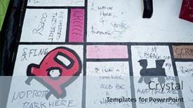  Presentation with stock exchange - Theme enhanced with london-uk-october-31-detailed background and a light blue colored foreground