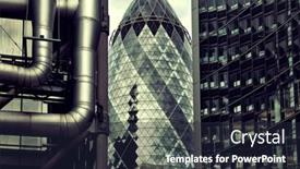  Presentation with world trade - PPT layouts with london-uk-sep-27-financial background and a wine colored foreground