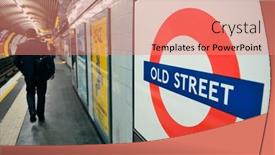  Presentation with operation system - Slide set having london-uk-sep-27-london background and a coral colored foreground