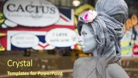  Presentation with death - Beautiful presentation featuring london-uk-september-17-bronze backdrop and a  colored foreground