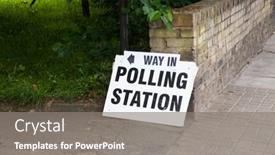  Presentation with elections - Amazing slide set having london-united-kingdom-june-8 backdrop and a gray colored foreground