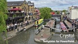  Presentation with united kingdom - Presentation theme having london-united-kingdom-may-8 background and a gray colored foreground