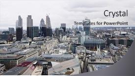  Presentation with paul - Colorful PPT theme enhanced with businis - london view from st paul backdrop and a sky blue colored foreground