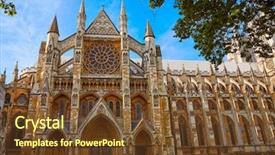  Presentation with westminster - Theme having london westminster abbey st margaret background and a tawny brown colored foreground