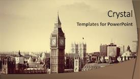  Presentation with westminster - Cool new presentation with view of a summer day in the italian rural landscape backdrop and a teal colored foreground