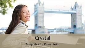  Presentation with great britain - Slide deck featuring sketch in small picture frame background and a white colored foreground