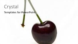 Presentation with cherry - Slides enhanced with lone-cherry background and a white colored foreground