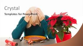  Presentation with time - Beautiful PPT layouts featuring loneliness-in-christmas-time backdrop and a white colored foreground