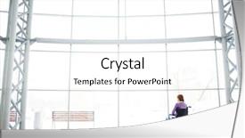  Presentation with lonely - PPT theme consisting of lonely day background and a white colored foreground