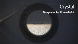  Presentation with fishing boat - Slides enhanced with lonely-fishing-ship-trawler-boat background and a dark gray colored foreground