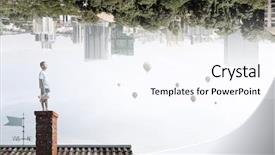  Presentation with world conflict siria - Presentation enhanced with lonely in this big world background and a sky blue colored foreground