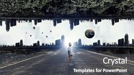  Presentation with world missions - Amazing slide deck having lonely in this big world backdrop and a  colored foreground