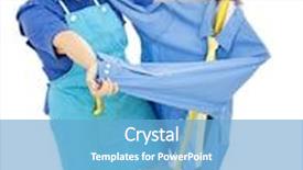  Presentation with lonely - Beautiful theme featuring psychosis - lonely maid dancing backdrop and a light blue colored foreground