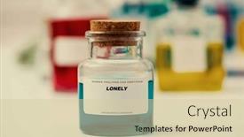  Presentation with hormones - PPT theme enhanced with lonely-pheromones-hormones-and-neurostimulants background and a soft green colored foreground