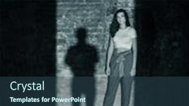  Presentation with lonely - Amazing slides having lonely-teenage-girl backdrop and a ocean colored foreground